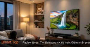 Review Smart Tivi Samsung 4K 65 inch: Điểm nhấn phòng khách thông minh 2026