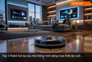 Top 5 Robot hút bụi lau nhà thông minh đáng mua nhất dịp cuối năm 2026