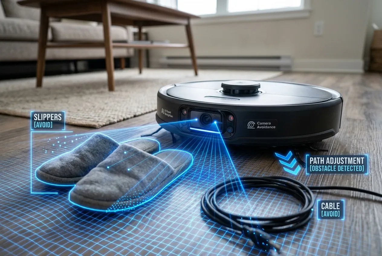 Công nghệ né vật cản AI RGB Camera kết hợp LiDAR 3D quét chướng ngại vật siêu nhỏ